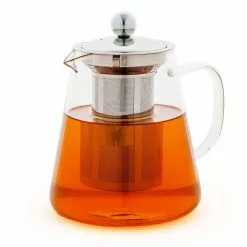 5-Cup Glass Tea Pot with Removable Stainless-Steel Infuser by OVENTE