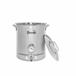 10 Gal/ 40 Quart Stainless Steel Home Brew Kettle w/Dual Filtration by Concord 10 10 Gal/ 40 Quart Stainless Steel Home Brew Kettle w/Dual Filtration by Concord -Cookware Sales Shop concord stock pots bew 10re 1f 1000