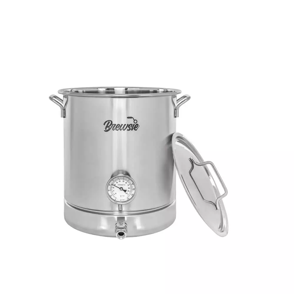 10 Gal/ 40 Quart Stainless Steel Home Brew Kettle w/Dual Filtration by Concord 6 10 Gal/ 40 Quart Stainless Steel Home Brew Kettle w/Dual Filtration by Concord - Image 4
