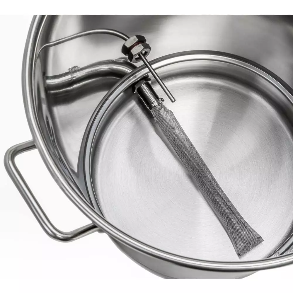 10 Gal/ 40 Quart Stainless Steel Home Brew Kettle w/Dual Filtration by Concord 5 10 Gal/ 40 Quart Stainless Steel Home Brew Kettle w/Dual Filtration by Concord - Image 3
