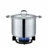 10 qt. Stainless Steel Stock Pot with Glass Lid by Concord 1 10 qt. Stainless Steel Stock Pot with Glass Lid by Concord -Cookware Sales Shop concord stock pots nst24 10 64 1000