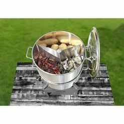 60 qt. Stainless Steel Steamer and Braiser Stock Pot Combo by Concord 12 60 qt. Stainless Steel Steamer and Braiser Stock Pot Combo by Concord -Cookware Sales Shop concord stock pots s60 ssp 44 1000