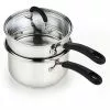 2 Quarts Stainless Steel Double Boiler, Silver by Cook N Home 2 2 Quarts Stainless Steel Double Boiler, Silver by Cook N Home -Cookware Sales Shop cook n home broiler pans 02655 64 1000