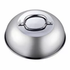 9.5 in./24 cm Stainless Steel Grill Cooking Steaming Dome Lid Cover by Cook N Home