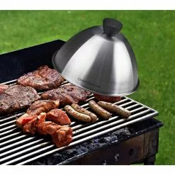 6 in. Stainless Steel Grill Cooking Steaming Dome Lid (2-Pack) by Cook N Home -Cookware Sales Shop cook n home pot lids 02664 4f 1000