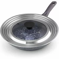 Stainless Steel Universal Lid with Glass Center Fits 8 in., 10.25 in., 11 in. and 12 in. by Cook N Home -Cookware Sales Shop cook n home pot lids 02670 fa 1000