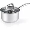 2 qt. Stainless Steel Sauce Pan with Glass Lid by Cook N Home -Cookware Sales Shop cook n home sauce pans 02607 64 1000