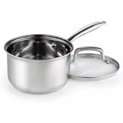 3 qt. Stainless Steel Sauce Pan with Glass Lid by Cook N Home 9 3 qt. Stainless Steel Sauce Pan with Glass Lid by Cook N Home -Cookware Sales Shop cook n home sauce pans 02608 4f 1000