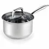 3 qt. Stainless Steel Sauce Pan with Glass Lid by Cook N Home -Cookware Sales Shop cook n home sauce pans 02608 64 1000
