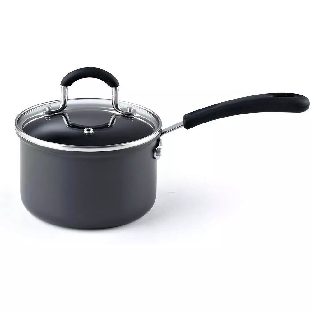 1.5 qt. /14 cm Aluminum Anodized Nonstick Saucepan by Cook N Home 6 1.5 qt. /14 cm Aluminum Anodized Nonstick Saucepan by Cook N Home - Image 4