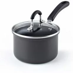 1.5 qt. /14 cm Aluminum Anodized Nonstick Saucepan by Cook N Home