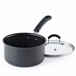 02633 2.5 qt./18CM, Black Hard Anodized Nonstick Saucepan by Cook N Home 7 02633 2.5 qt./18CM, Black Hard Anodized Nonstick Saucepan by Cook N Home -Cookware Sales Shop cook n home sauce pans 02633 1f 1000