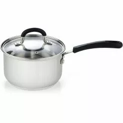 1 qt. and 2 qt. Stainless Steel Saucepan by Cook N Home 8 1 qt. and 2 qt. Stainless Steel Saucepan by Cook N Home -Cookware Sales Shop cook n home sauce pans 02701 4f 1000