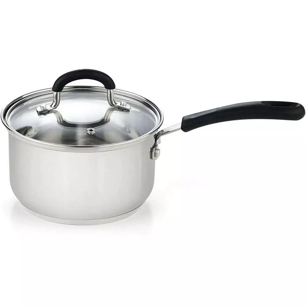 1 qt. and 2 qt. Stainless Steel Saucepan by Cook N Home 5 1 qt. and 2 qt. Stainless Steel Saucepan by Cook N Home - Image 3