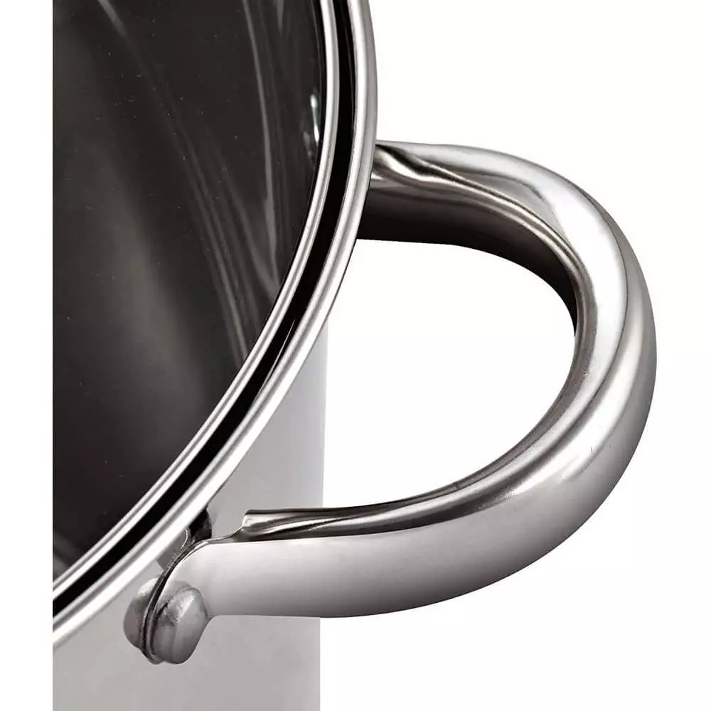 8 qt. Stainless Steel Stockpot with Lid by Cook N Home 6 8 qt. Stainless Steel Stockpot with Lid by Cook N Home - Image 4