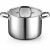 8 qt. Stainless Steel Stock Pot with Glass Lid by Cook N Home -Cookware Sales Shop cook n home stock pots 02681 64 1000