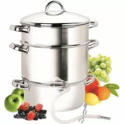 28cm 11 qt. Stainless Steel Fruit Juicer Steamer Multipot Silver by Cook N Home 9 28cm 11 qt. Stainless Steel Fruit Juicer Steamer Multipot Silver by Cook N Home -Cookware Sales Shop cook n home stock pots nc 00256 31 1000