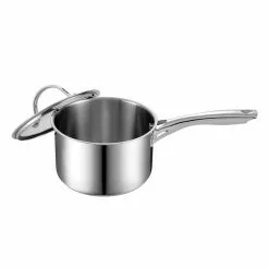 2 qt. Classic Stainless Steel Sauce Pan with Glass Lid by Cooks Standard -Cookware Sales Shop cooks standard sauce pans 02727 4f 1000