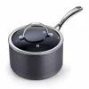 3 qt. Hard-Anodized Aluminum Nonstick Sauce Pan in Black with Glass Lid by Cooks Standard 1 3 qt. Hard-Anodized Aluminum Nonstick Sauce Pan in Black with Glass Lid by Cooks Standard -Cookware Sales Shop cooks standard sauce pans nc 00342 64 1000