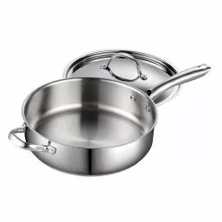 Classic 5 qt. Stainless Steel Saute Pan with Lid by Cooks Standard -Cookware Sales Shop cooks standard saute pans 02523 4f 1000