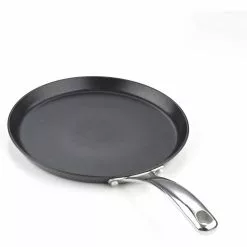 9.5 in. Black Hard Anodized Aluminum Nonstick Crepe Pan by Cooks Standard 8 9.5 in. Black Hard Anodized Aluminum Nonstick Crepe Pan by Cooks Standard -Cookware Sales Shop cooks standard saute pans 02637 4f 1000