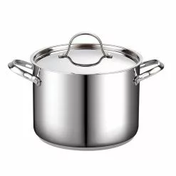 Classic 8 qt. Stainless Steel Stock Pot with Lid by Cooks Standard