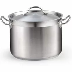 Professional Grade 8 qt. Stainless Steel Stock Pot with Lid by Cooks Standard