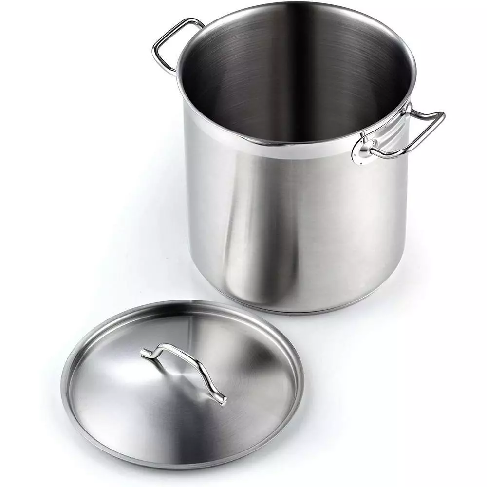 Professional Grade 11 qt. Stainless Steel Stock Pot with Lid by Cooks Standard 5 Professional Grade 11 qt. Stainless Steel Stock Pot with Lid by Cooks Standard - Image 3