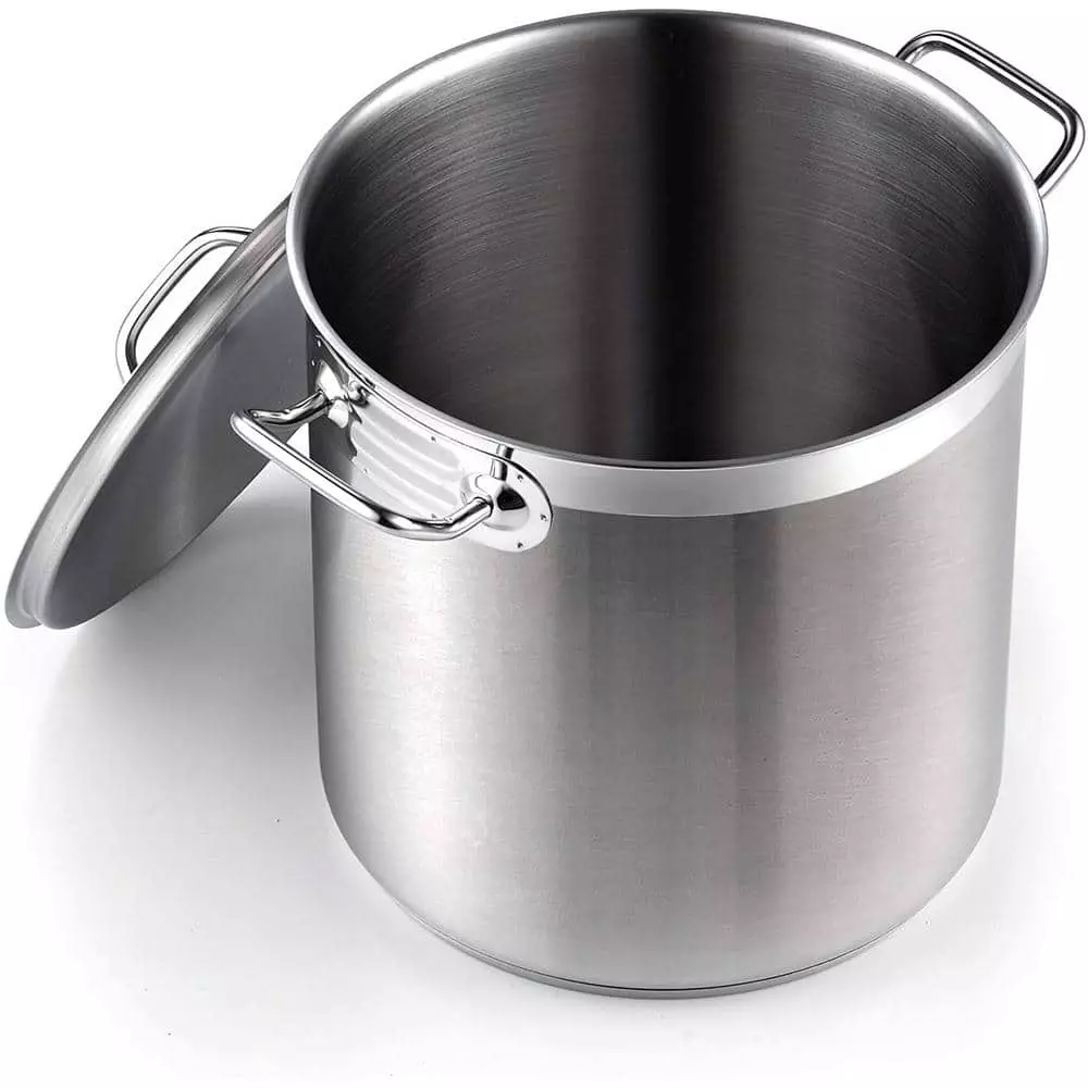 Professional Grade 11 qt. Stainless Steel Stock Pot with Lid by Cooks Standard 3 Professional Grade 11 qt. Stainless Steel Stock Pot with Lid by Cooks Standard