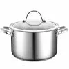 Classic 6 qt. Stainless Steel Stock Pot with Glass Lid by Cooks Standard -Cookware Sales Shop cooks standard stock pots nc 00350 64 1000