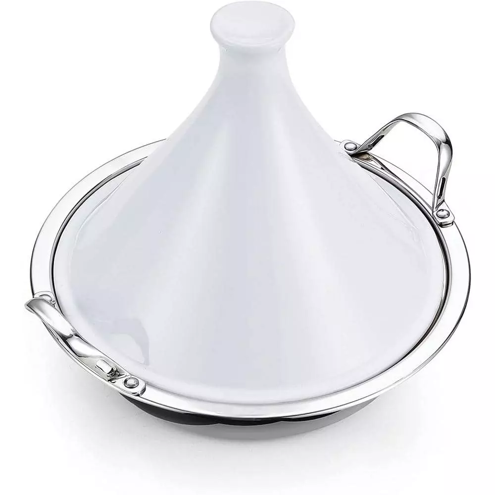 Large 14 in. Multi-Ply Clad Stainless Steel Induction Tagine Wok with 2 Handle and Extra Glass Lid by Cooks Standard 8 Large 14 in. Multi-Ply Clad Stainless Steel Induction Tagine Wok with 2 Handle and Extra Glass Lid by Cooks Standard - Image 6