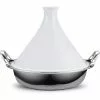 Large 14 in. Multi-Ply Clad Stainless Steel Induction Tagine Wok with 2 Handle and Extra Glass Lid by Cooks Standard -Cookware Sales Shop cooks standard woks stir fry pans nc 00378 64 1000