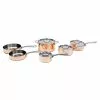 10-Piece Copper Vintage Collection Polished Cookware Set by BergHOFF -Cookware Sales Shop copper berghoff pot pan sets 2212299 64 1000