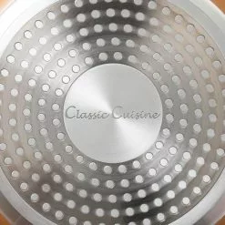 Allumi-Shield 12 in. Aluminum Ceramic Nonstick Grill Pan in Copper with Glass Lid by Classic Cuisine 9 Allumi-Shield 12 in. Aluminum Ceramic Nonstick Grill Pan in Copper with Glass Lid by Classic Cuisine -Cookware Sales Shop copper classic cuisine grill pans hw031053 1f 1000