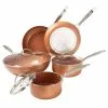 8-Piece Copper Nonstick Ceramic Coated Alimi-Shield Cookware Set by Classic Cuisine 2 8-Piece Copper Nonstick Ceramic Coated Alimi-Shield Cookware Set by Classic Cuisine -Cookware Sales Shop copper classic cuisine pot pan sets 489404juw 64 1000