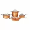 8-Piece Ceramic Coated -Copper- Cookware (Induction Compatible) by Concord 1 8-Piece Ceramic Coated -Copper- Cookware (Induction Compatible) by Concord -Cookware Sales Shop copper concord stock pots rcn800 64 1000