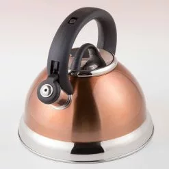 Alexa 12-Cup Copper Stainless Steel with Whistle Stovetop Tea Kettle by Creative Home 15 Alexa 12-Cup Copper Stainless Steel with Whistle Stovetop Tea Kettle by Creative Home -Cookware Sales Shop copper creative home tea kettles 77066 44 1000