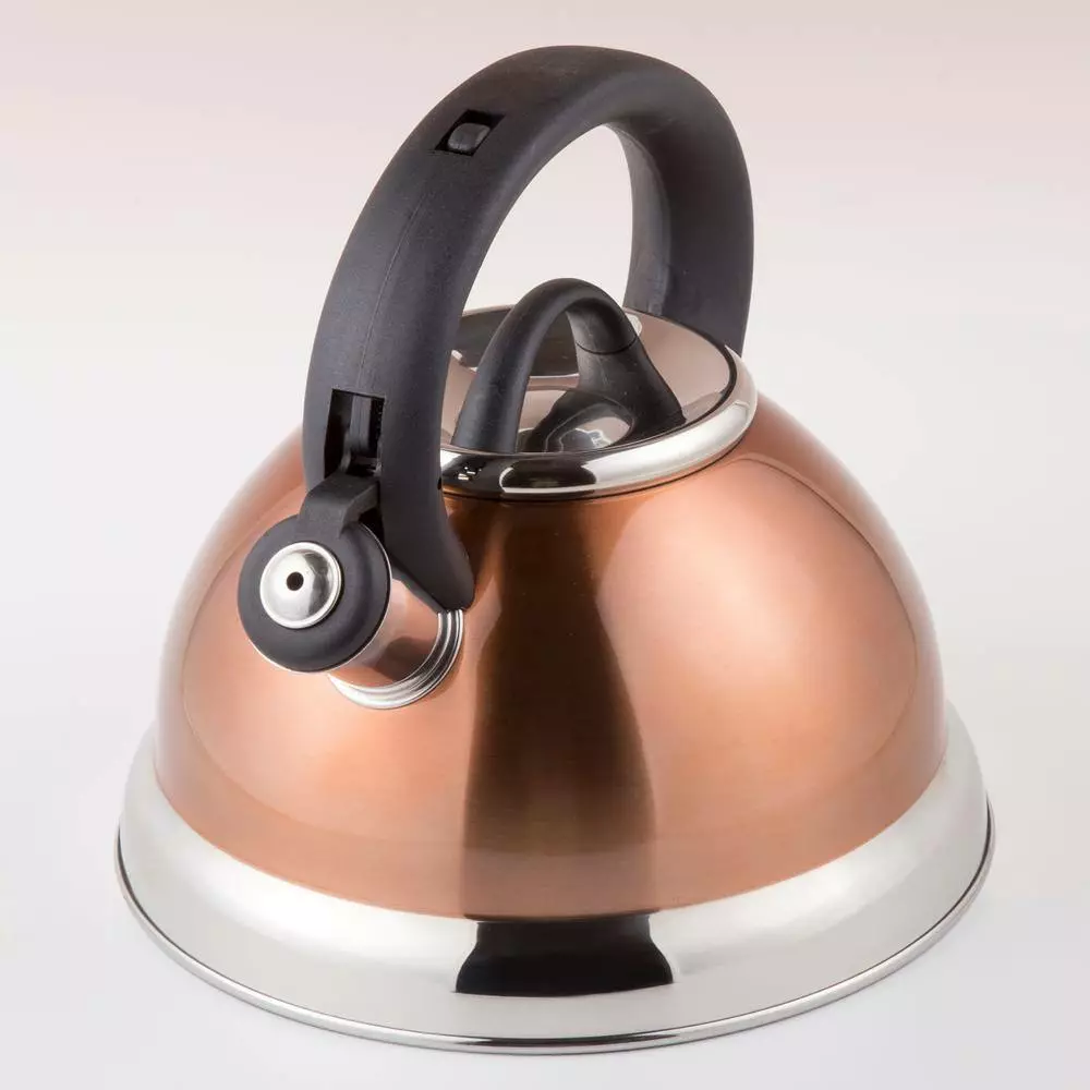 Alexa 12-Cup Copper Stainless Steel with Whistle Stovetop Tea Kettle by Creative Home 8 Alexa 12-Cup Copper Stainless Steel with Whistle Stovetop Tea Kettle by Creative Home - Image 6