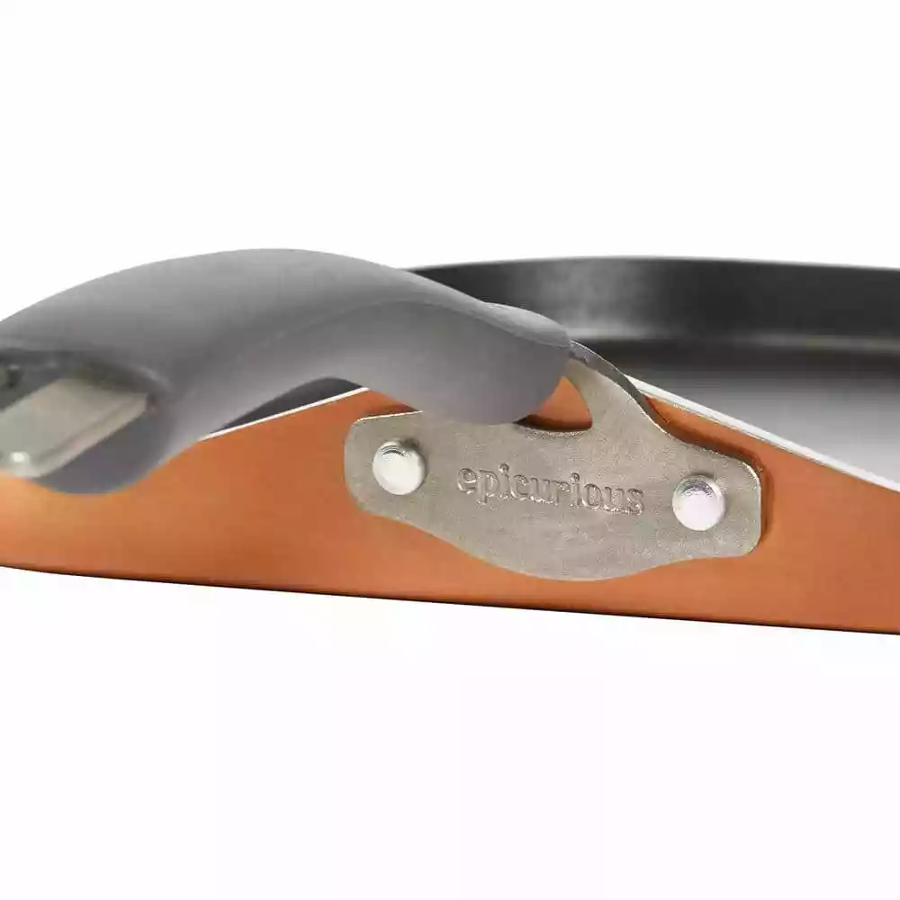 Translucent 12.5 in. Hard-Anodized Aluminum Nonstick Griddle in Copper by Epicurious 7 Translucent 12.5 in. Hard-Anodized Aluminum Nonstick Griddle in Copper by Epicurious - Image 5