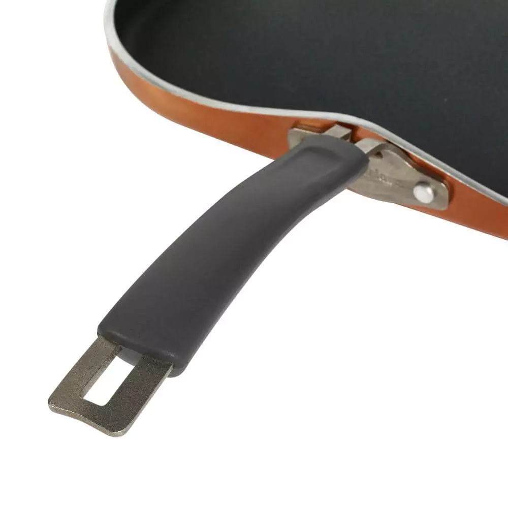 Translucent 12.5 in. Hard-Anodized Aluminum Nonstick Griddle in Copper by Epicurious 6 Translucent 12.5 in. Hard-Anodized Aluminum Nonstick Griddle in Copper by Epicurious - Image 4