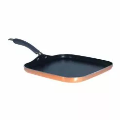 Translucent 12.5 in. Hard-Anodized Aluminum Nonstick Griddle in Copper by Epicurious 10 Translucent 12.5 in. Hard-Anodized Aluminum Nonstick Griddle in Copper by Epicurious -Cookware Sales Shop copper epicurious grill pans epi u3572 ec c3 1000