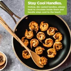 5-Piece Cast-Textured Aluminum Ti-Ceramic Nonstick Cookware Set in Copper by Gotham Steel 11 5-Piece Cast-Textured Aluminum Ti-Ceramic Nonstick Cookware Set in Copper by Gotham Steel -Cookware Sales Shop copper gotham steel pot pan sets 2913 4f 1000