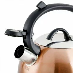 Flintshire 1.75 Qt. 7-Cups Stainless Steel Whistling Stovetop Tea Kettle in Copper by Mr. Coffee 12 Flintshire 1.75 Qt. 7-Cups Stainless Steel Whistling Stovetop Tea Kettle in Copper by Mr. Coffee -Cookware Sales Shop copper mr coffee tea kettles 985118846m c3 1000