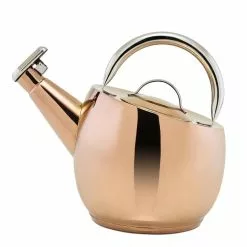 DuraCopper 10.57-Cup Stovetop Tea Kettle in Copper by Old Dutch