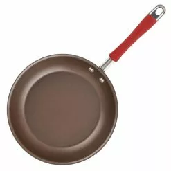 Cucina 10-Piece Aluminum Nonstick Cookware Set in Cranberry by Rachael Ray -Cookware Sales Shop cranberry rachael ray pot pan sets 17215 te02 fa 1000