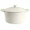 7 qt. Round Off-White Cream Enameled Cast Iron Dutch Oven with Lid by MARTHA STEWART 1 7 qt. Round Off-White Cream Enameled Cast Iron Dutch Oven with Lid by MARTHA STEWART -Cookware Sales Shop cream dutch ovens 985117930m 64 1000
