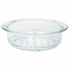 Tulipe 9.5 in. Glass Steamer without Lid by Cristel