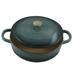 Artisan 5 Qt. Enameled Cast Iron Round Braiser Pan with Self Basting Lid by Crock-Pot 9 Artisan 5 Qt. Enameled Cast Iron Round Braiser Pan with Self Basting Lid by Crock-Pot -Cookware Sales Shop crock pot braisers 985100772m 4f 1000