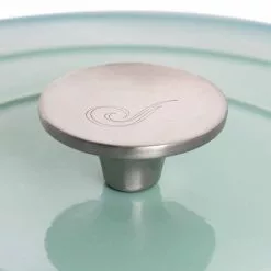 Artisan 5 qt. Round Enameled Cast Iron Braiser Pan with Self Basting Lid in Aqua Blue by Crock-Pot 14 Artisan 5 qt. Round Enameled Cast Iron Braiser Pan with Self Basting Lid in Aqua Blue by Crock-Pot -Cookware Sales Shop crock pot braisers 985113987m 44 1000