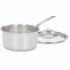 Chef's Classic 3 qt. Stainless Steel Sauce Pan with Cover by Cuisinart 1 Chef's Classic 3 qt. Stainless Steel Sauce Pan with Cover by Cuisinart -Cookware Sales Shop cuisinart sauce pans 7193 20 64 1000